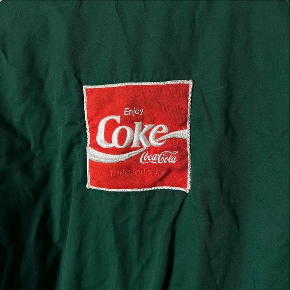 SOLD VTG 60's Coca Cola Coke Green Jacket - Picture 4 of 5